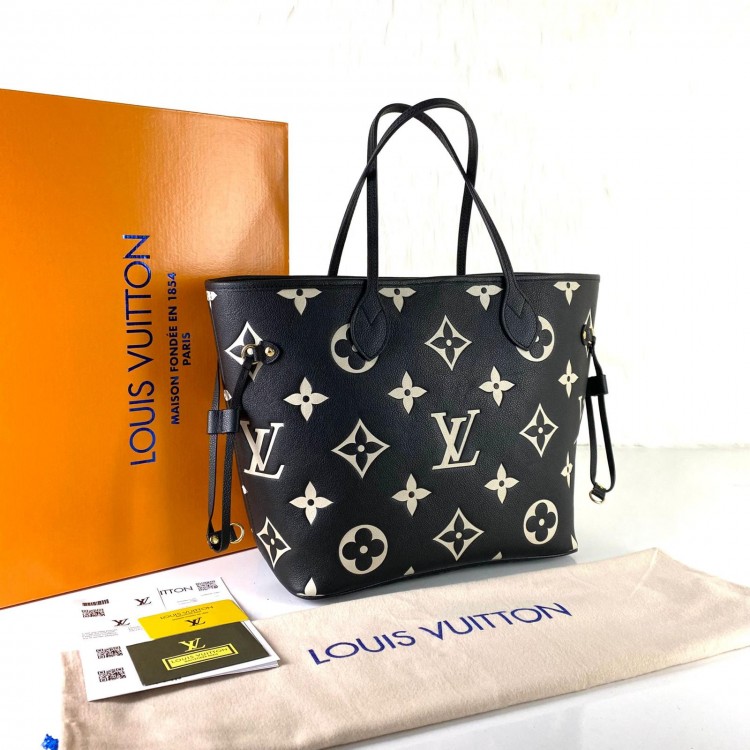 LOUİS VUİTTON NEVERFULL MM OVERSİZE EMPREİNTE BİCOLER